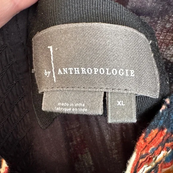 Anthropologie Black and Red Asymmetrical Dress - Picture 7 of 11